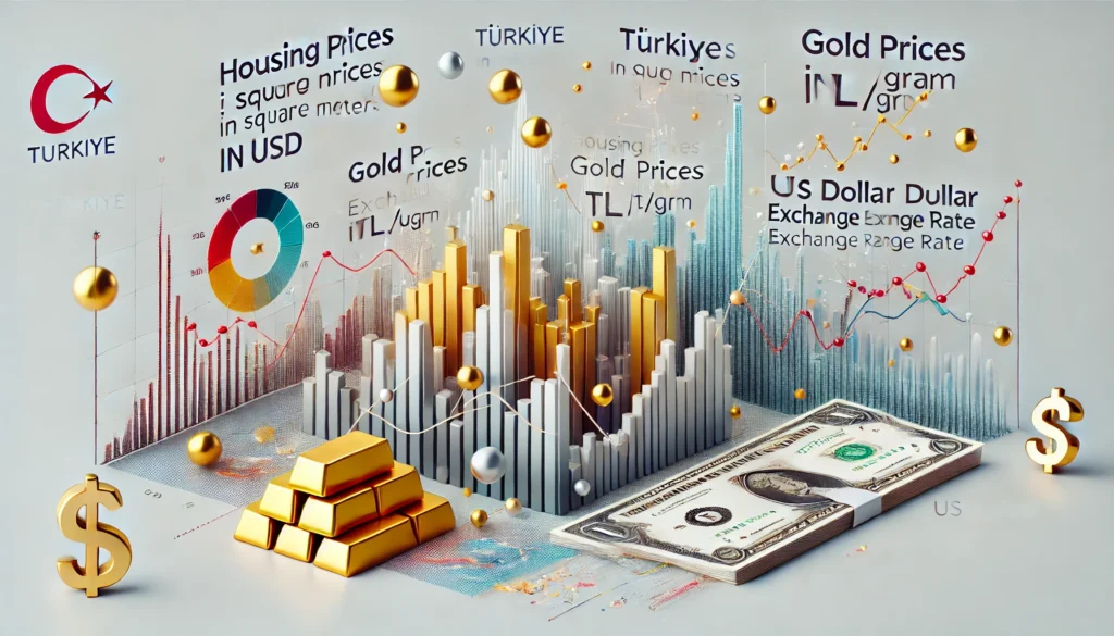 Türkiye Merkez Bankası Verileri: Altın, Dolar Ve Konut Fiyatları İçin Dinamik Grafik